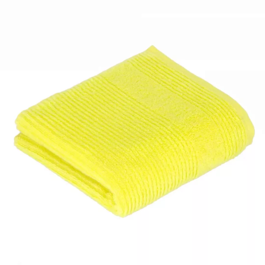 Vossen Handtücher Tomorrow - Farbe: electric yellow - 1390 - Badetuch 100x1 günstig online kaufen