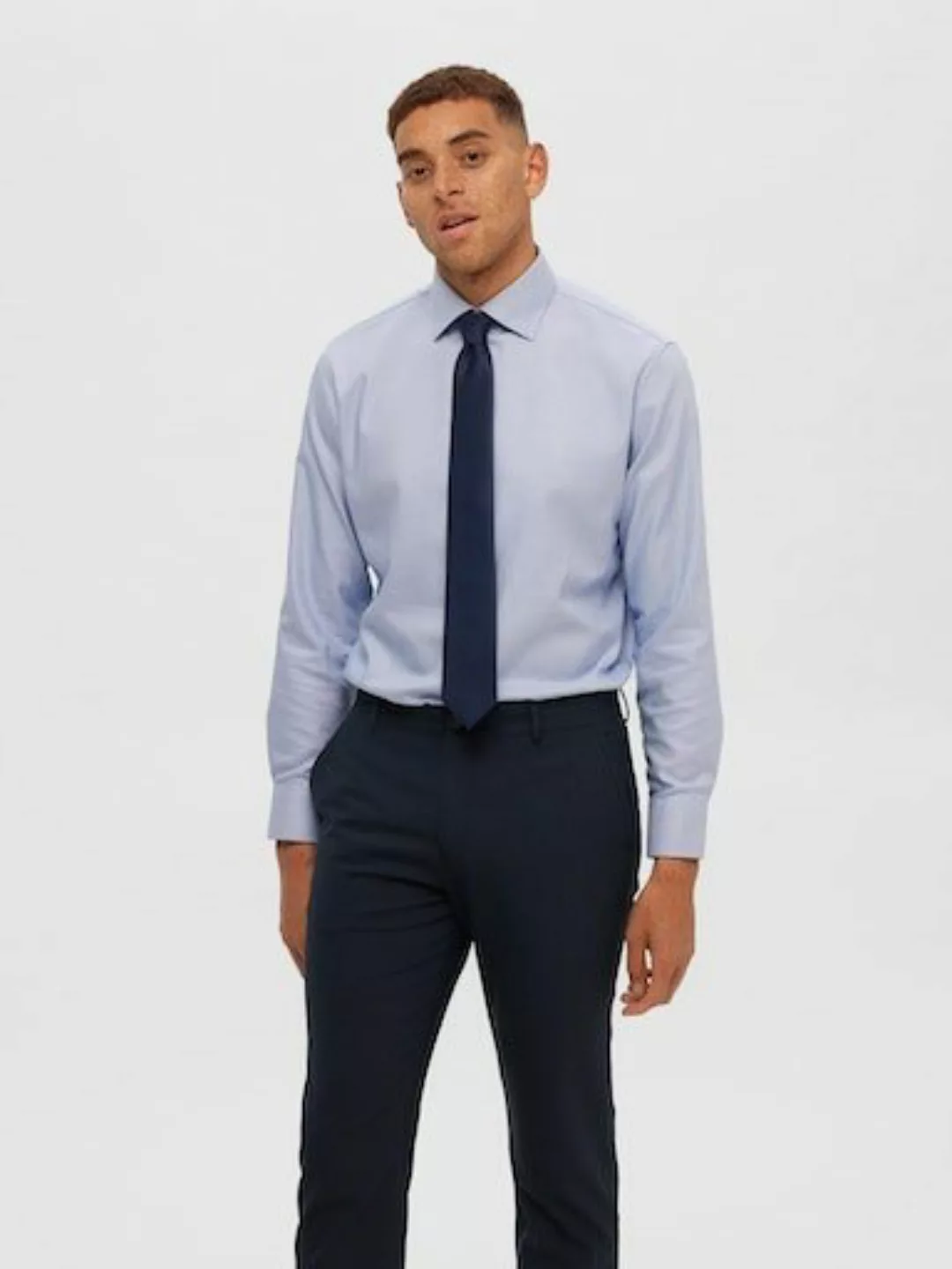 SELECTED HOMME Langarmhemd SLHREGDUKE-NON IRON SHIRT LS NOOS günstig online kaufen