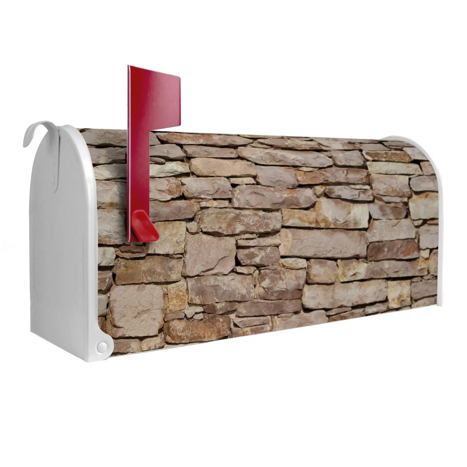 Banjado Amerikanischer Briefkasten Weiß 48x22x16cm US Mailbox Letterbox Pos günstig online kaufen