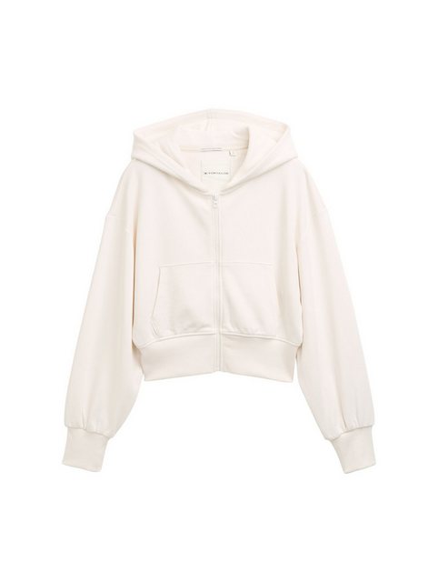 TOM TAILOR Sweatjacke Cropped Hoodie Sweatjacke günstig online kaufen