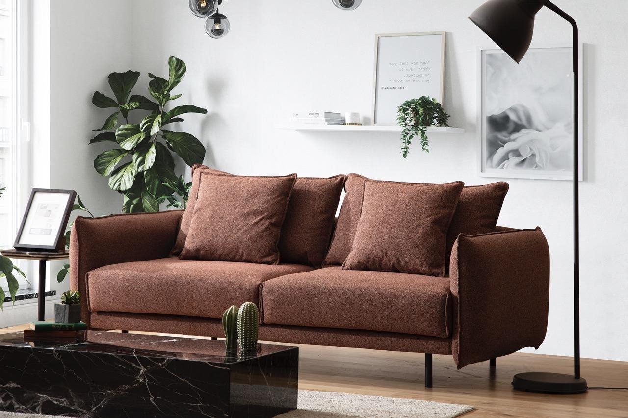 Xlmoebel Sofa Neues braunes Wohnzimmer-Sofa-Couch-Möbel-Set Einrichtung neu günstig online kaufen