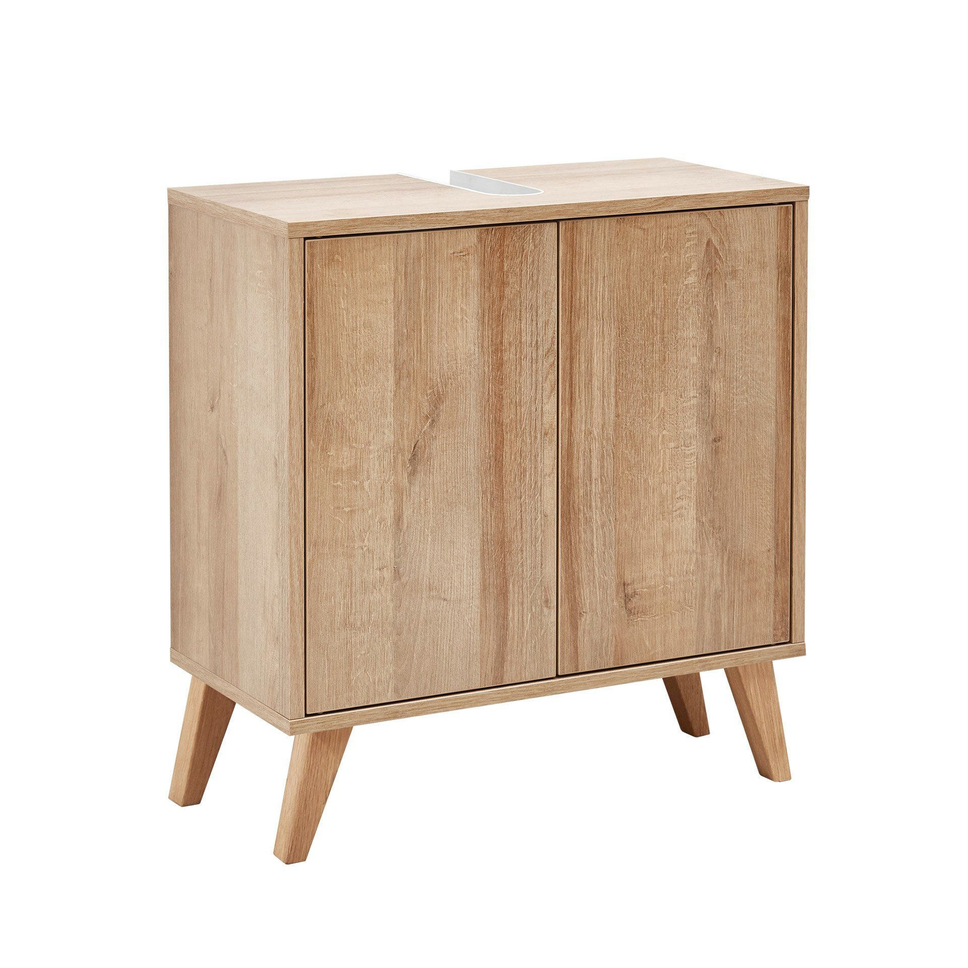 FACKELMANN Badmöbel-Set Finn Waschbeckenunterschrank 60 cm günstig online kaufen