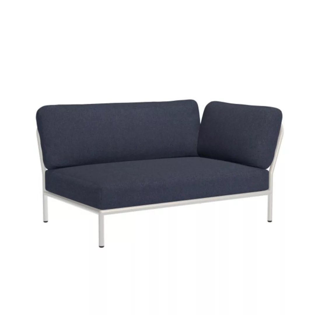 LEVEL Outdoor Sofa Lounge-Modul 2 Indigo Weiß Rechts günstig online kaufen
