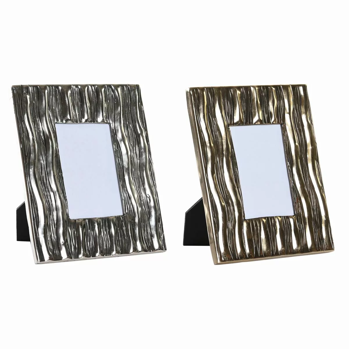 Fotorahmen Dkd Home Decor Kristall Aluminium (2 Stück) (21 X 1 X 26 Cm) günstig online kaufen