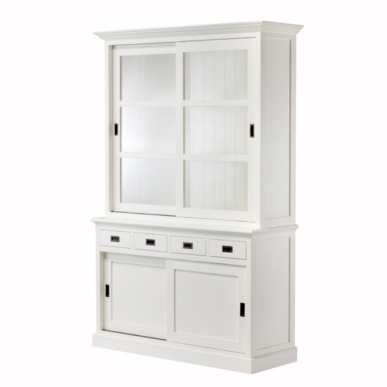 Vitrine Milton mit 4 Schubladen 144x226x53cm, 144 x 53 x 226 cm günstig online kaufen