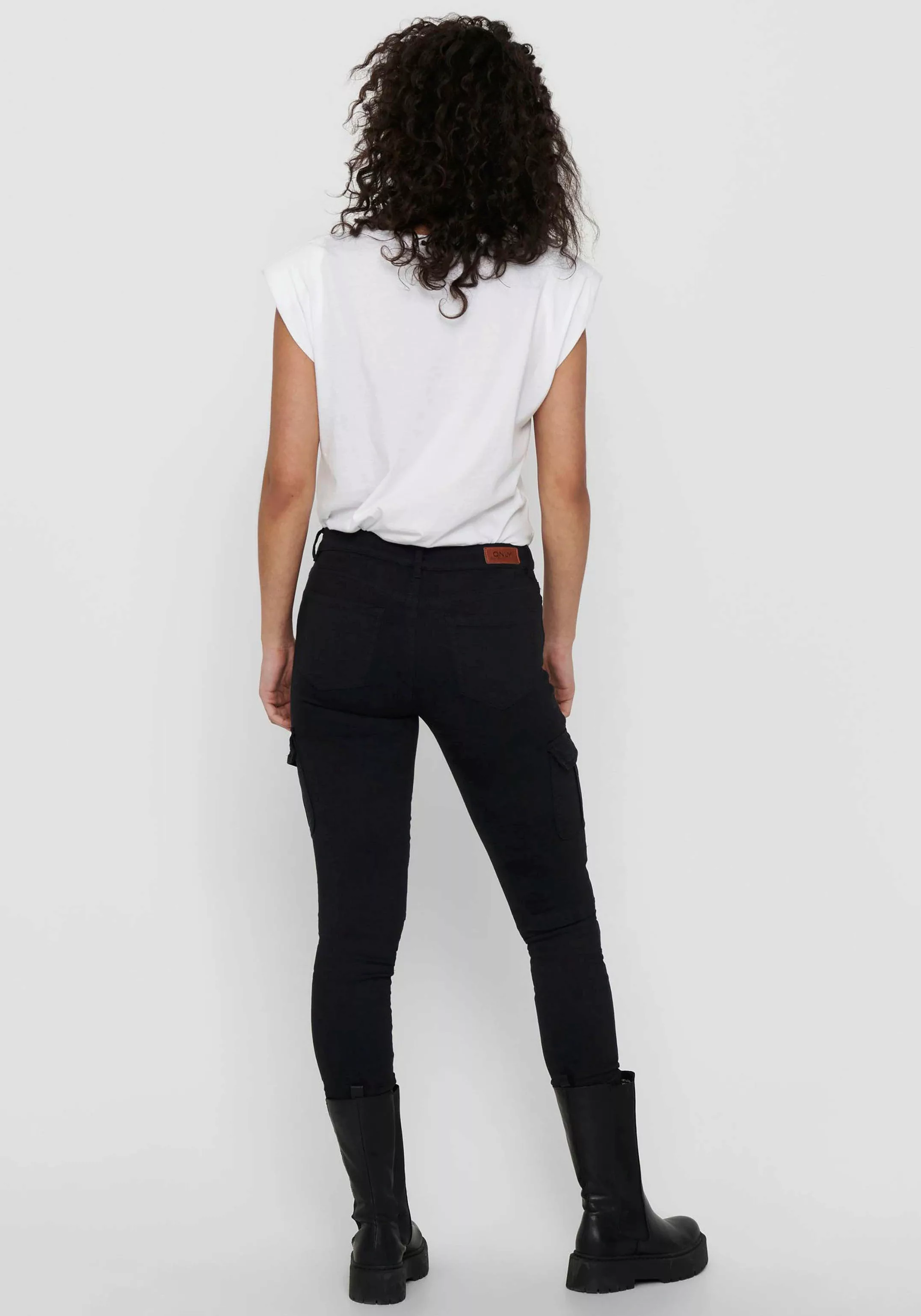 ONLY Slim-fit-Jeans Cargo Jeans Hose Mid Waist Denim Jogger Pants ONLMISSOU günstig online kaufen