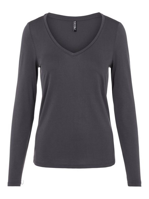 pieces Langarmshirt Kamala (1-tlg) Plain/ohne Details günstig online kaufen