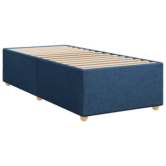 vidaXL Bett Bettgestell Blau 90x190 cm Stoff günstig online kaufen