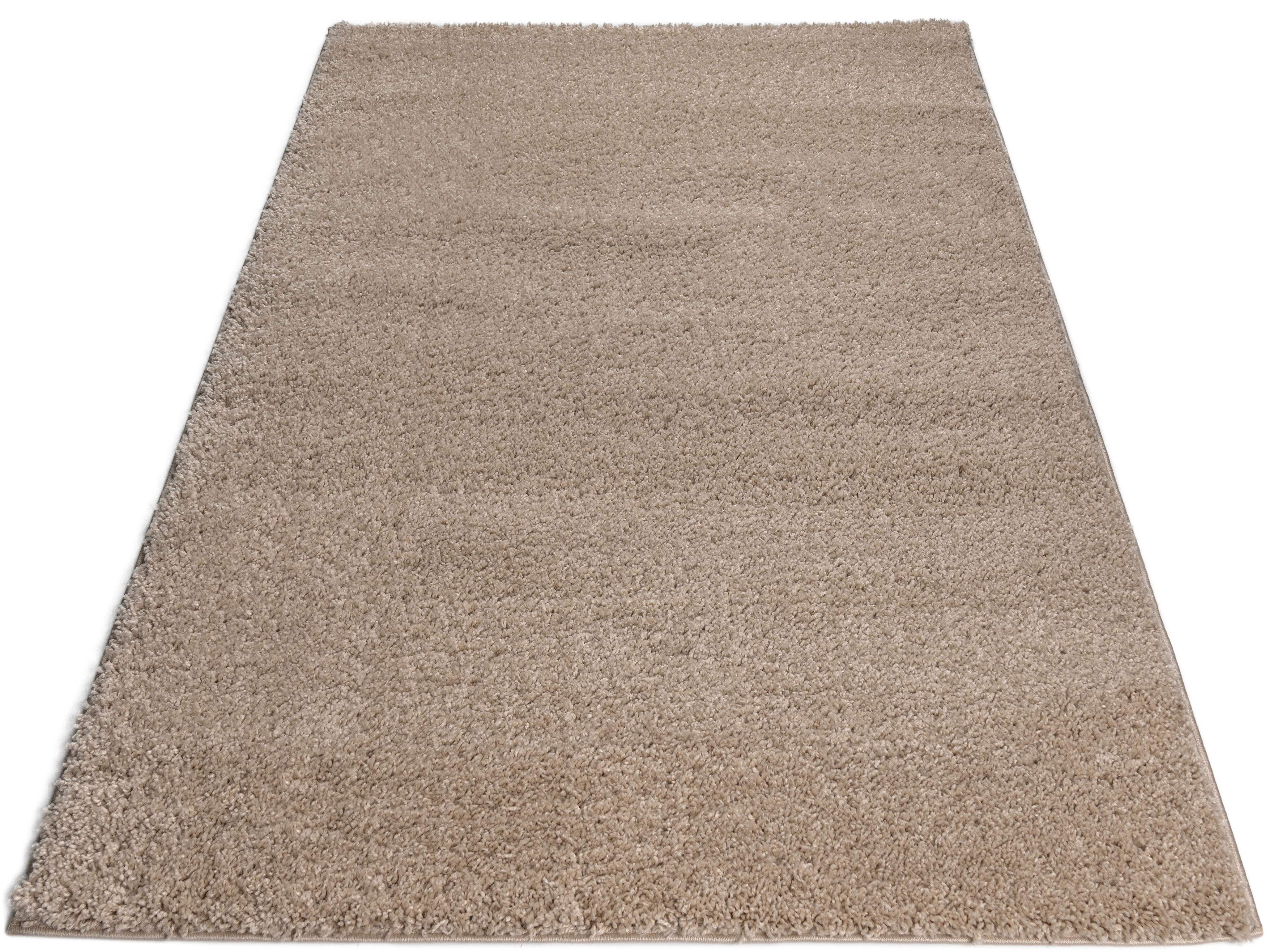 Bruno Banani Hochflor-Teppich »Shaggy Soft«, rechteckig, 30 mm Höhe, gewebt günstig online kaufen