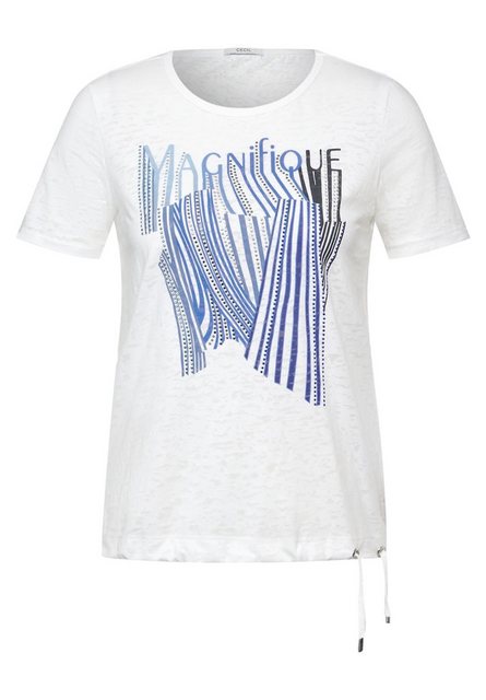 Cecil T-Shirt Cecil / Da.Shirt, Polo / Burnout With FP T-shirt günstig online kaufen