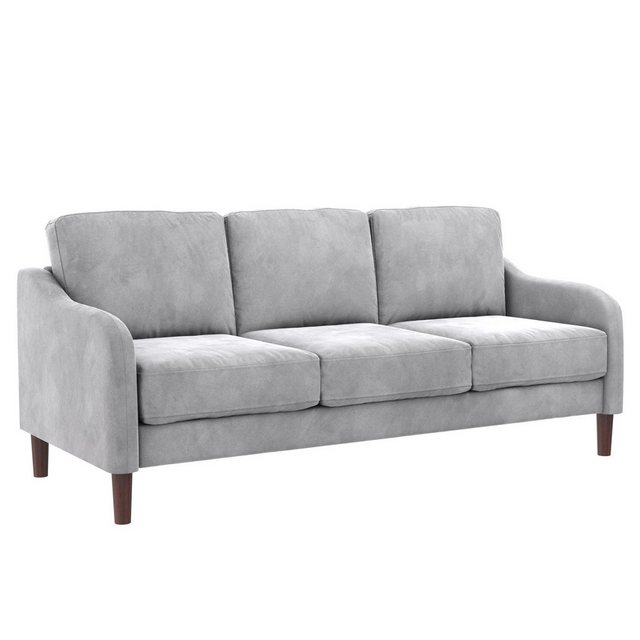 loft24 Sofa Marbella, Couch, 3-Sitzer, Bezug in Samtoptik, Länge 188 cm günstig online kaufen