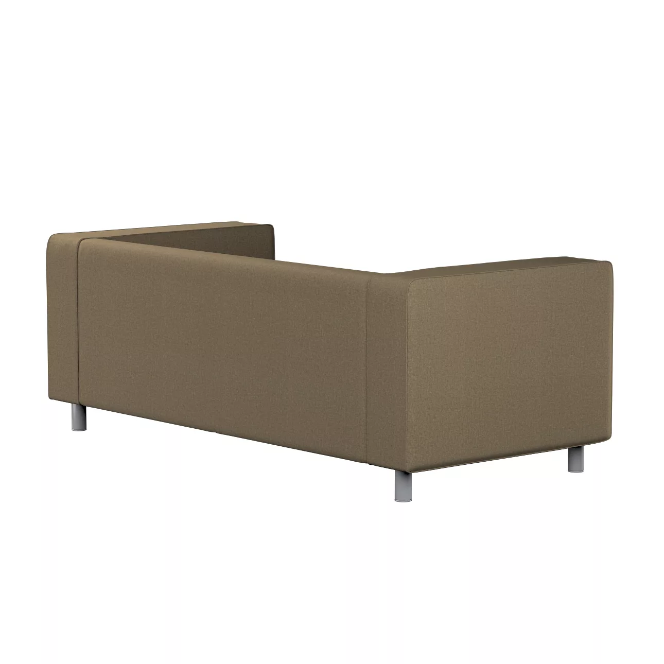 Bezug für Klippan 2-Sitzer Sofa, grau-braun, Sofahusse, Klippan 2-Sitzer, L günstig online kaufen