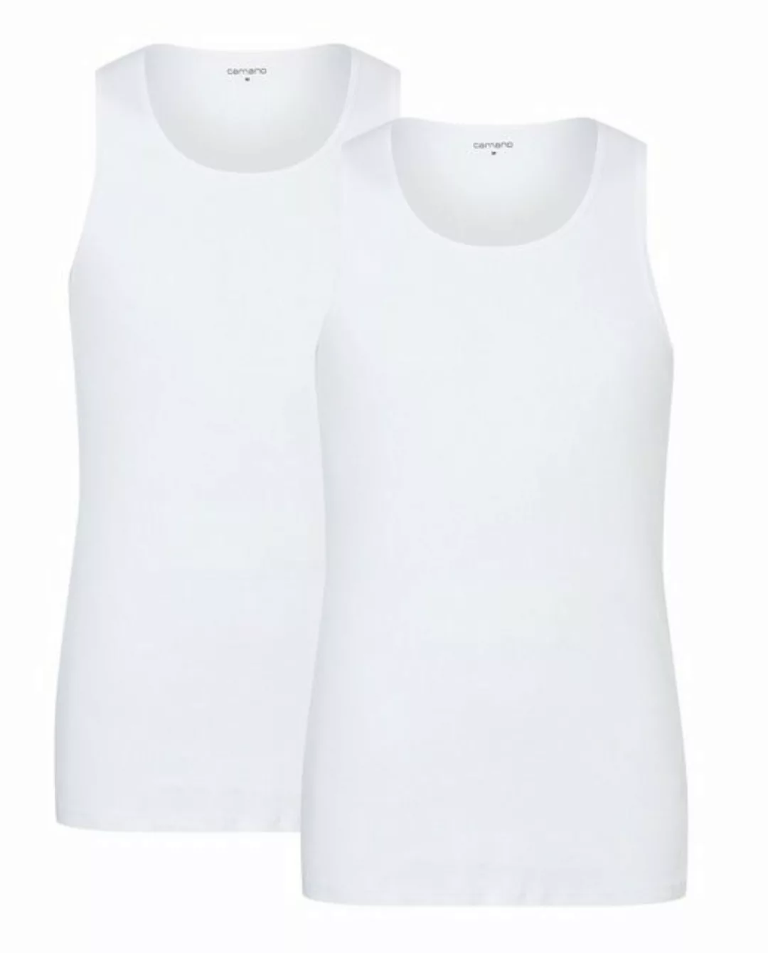 Camano Tanktop Doppelpack Herren Tank Tops (2-tlg) Feinripp Qualität günstig online kaufen