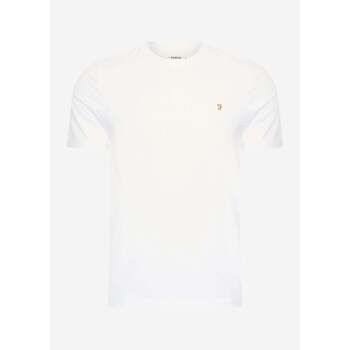 Farah  T-Shirts & Poloshirts Danny reg tee - white günstig online kaufen