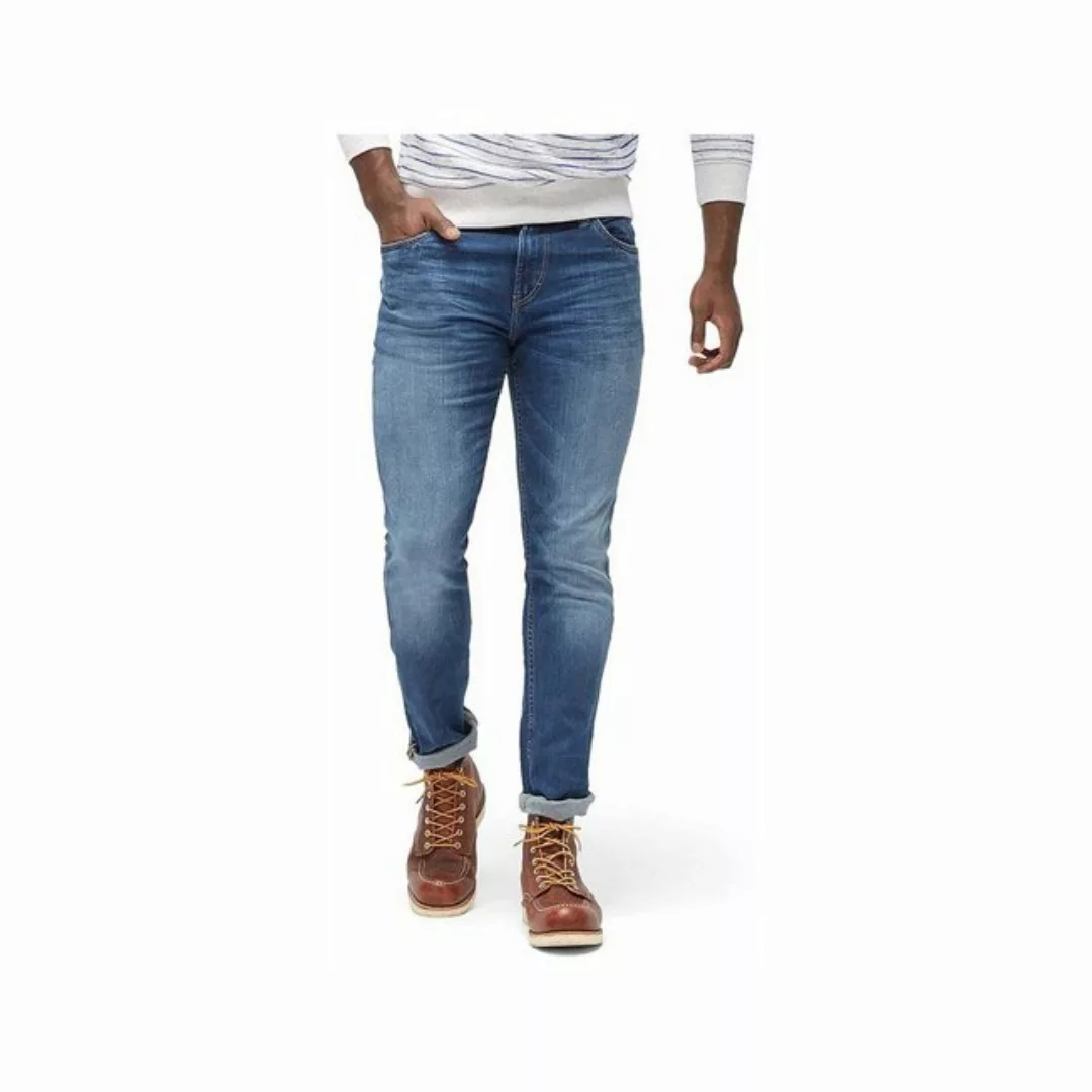 TOM TAILOR Straight-Jeans blau regular fit (1-tlg) günstig online kaufen