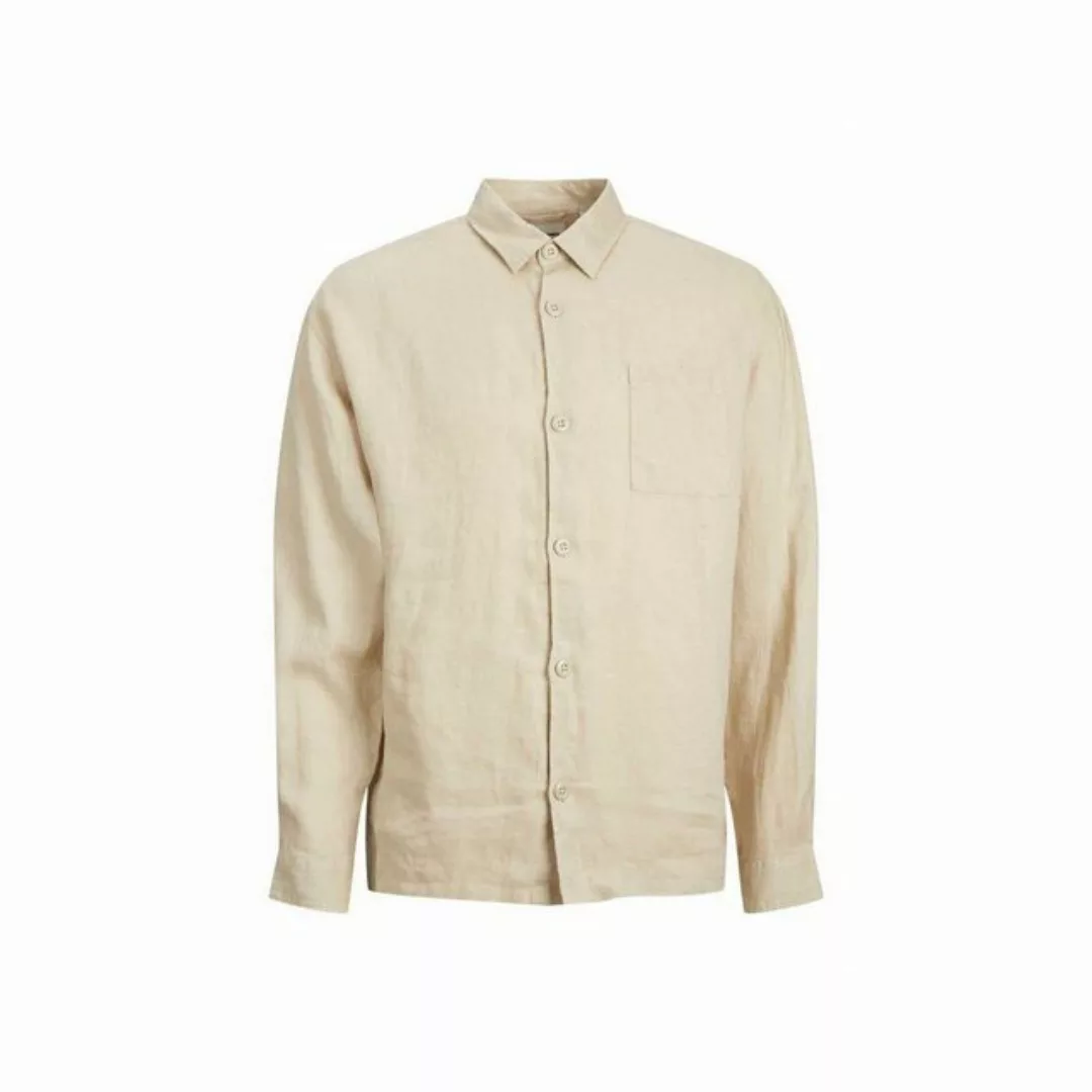 Jack & Jones Langarmhemd weiß regular fit (1-tlg) günstig online kaufen