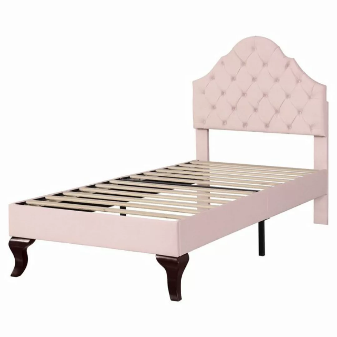 Rutaqian Polsterbett Einzelbett 90×200cm, Jugendbett, modernes Designbett, günstig online kaufen