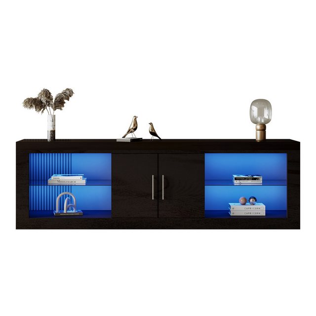 LIFEISLE TV-Schrank stilvoller Schrank, 16-Farben-LED, verstellbare Einlege günstig online kaufen