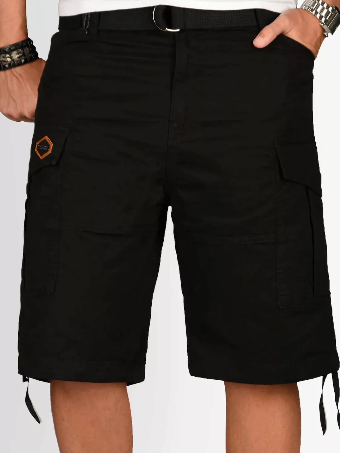 Alessandro Salvarini Cargoshorts "ASLeon", inklusive passendem Gürtel günstig online kaufen