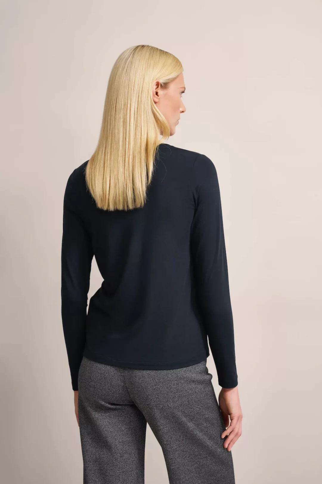 bugatti Langarmshirt, aus softem Modal günstig online kaufen