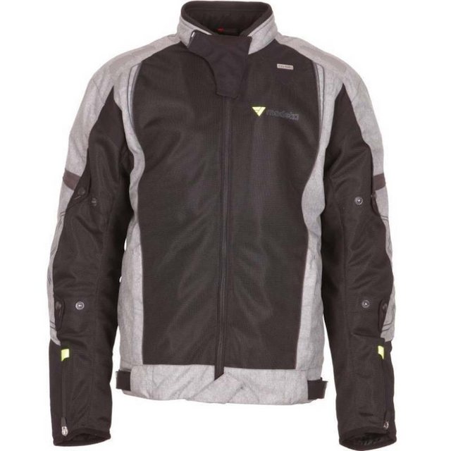 Modeka Motorradjacke Modeka Breeze Textiljacke schwarz / grau S günstig online kaufen