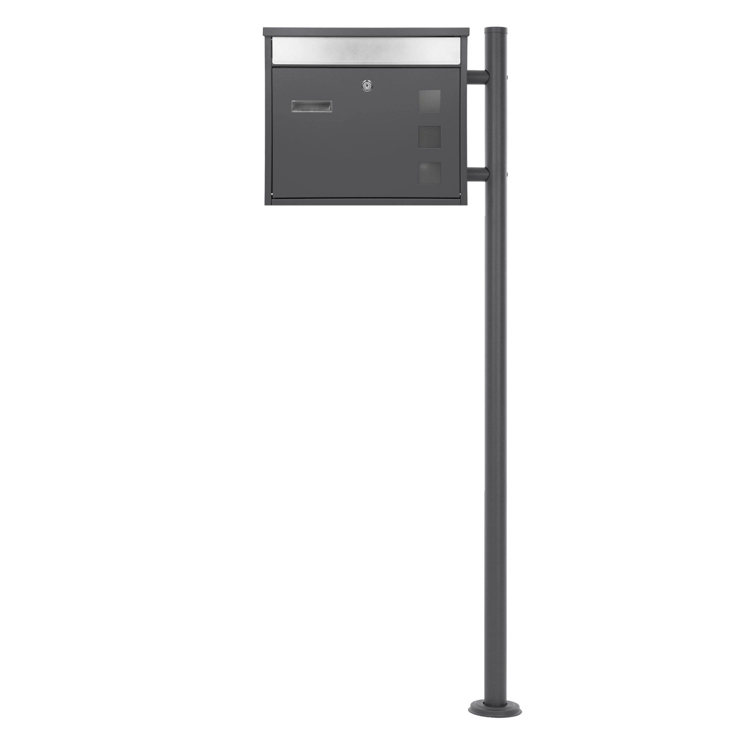 ML-DESIGN Standbriefkasten Briefkasten Postkasten mit Zeitungsfach, günstig online kaufen