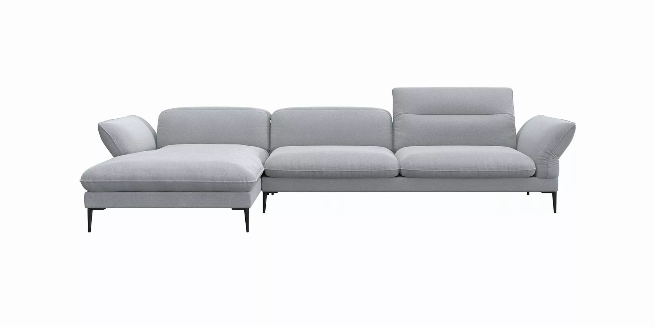 FLEXLUX Ecksofa "Salino, Funktionssofa mit Recamiere, Relaxsofa, Ecksofa", günstig online kaufen