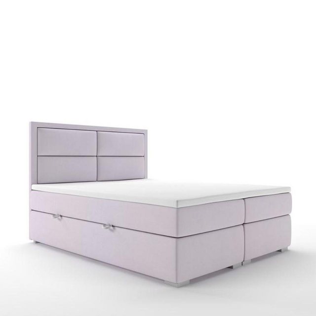 JVmoebel Bett Boxspring Bett Hotel Doppel Komplett Topper Matratze Betten K günstig online kaufen