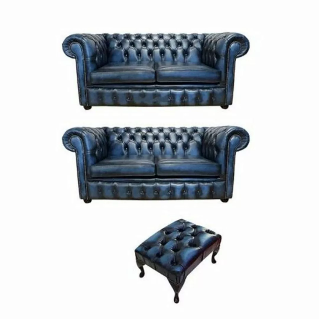 JVmoebel Sofa Chesterfield Design Luxus Polster Sofa Couch Sitz Garnitur Le günstig online kaufen