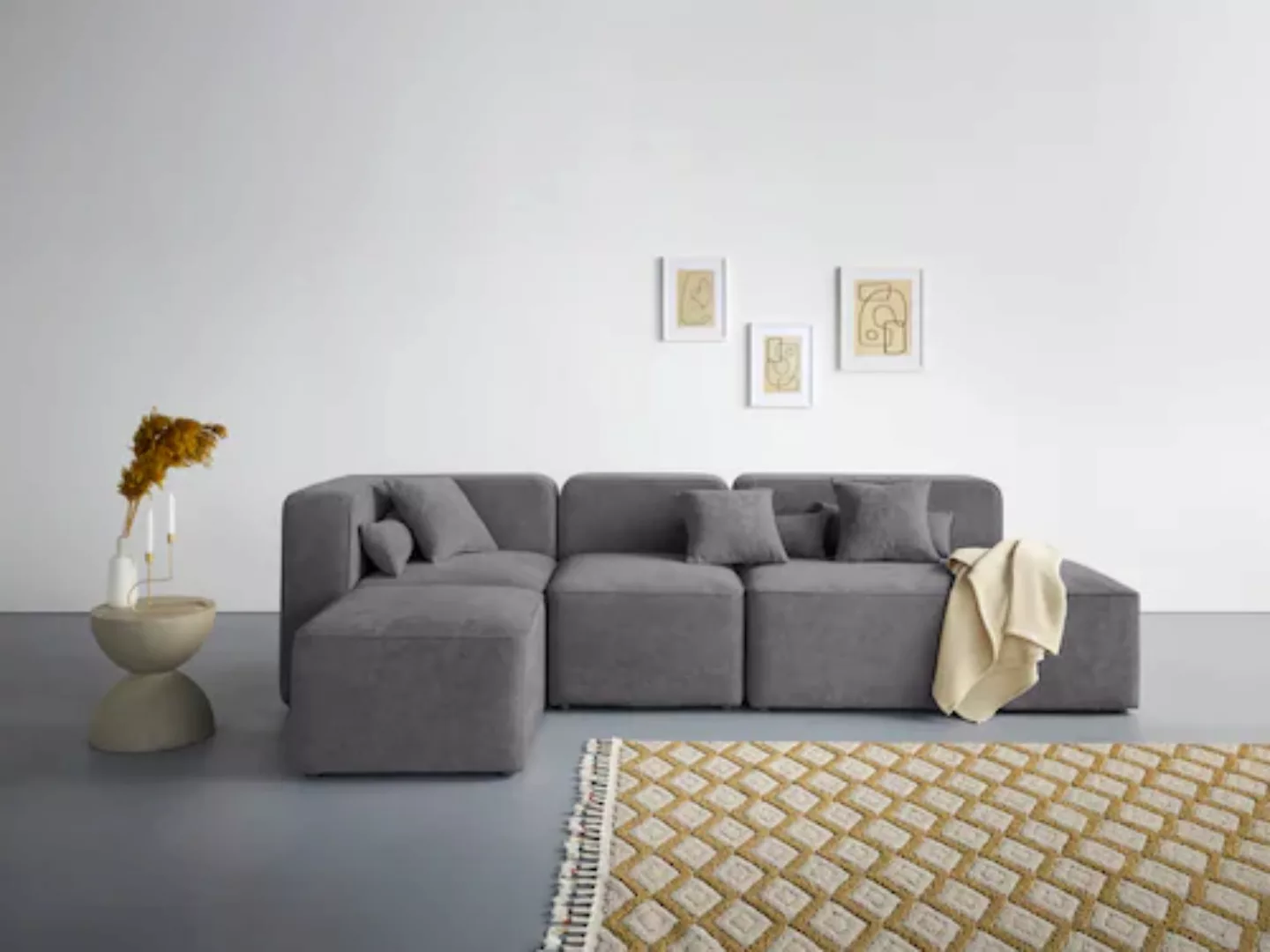 andas Ecksofa »Sundstrup L-Form«, Modulserie, individuelle Zusammenstellung günstig online kaufen