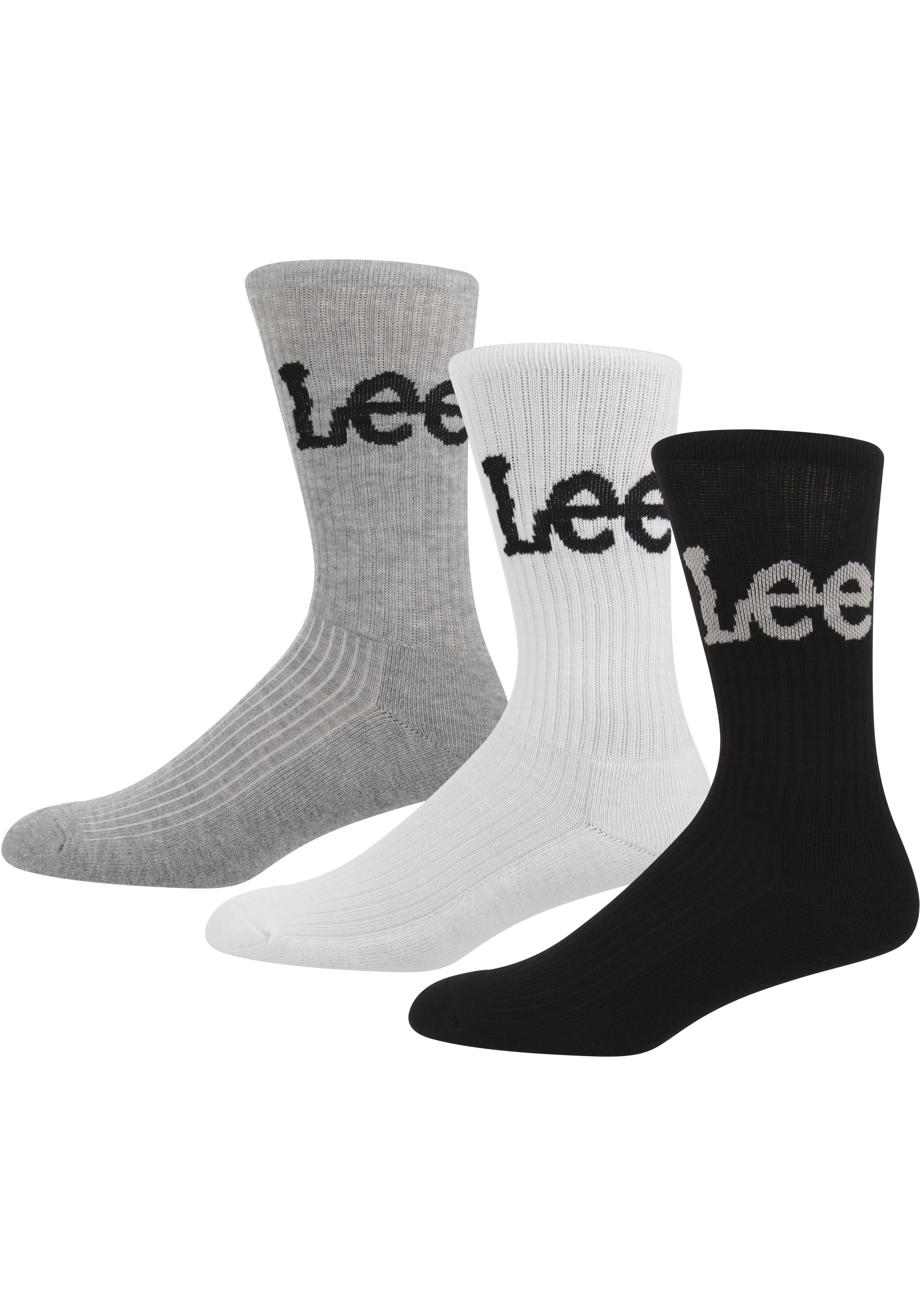 Lee Sportsocken "CROBETT", (3 Paar), Unisex Lee Sports Socks günstig online kaufen