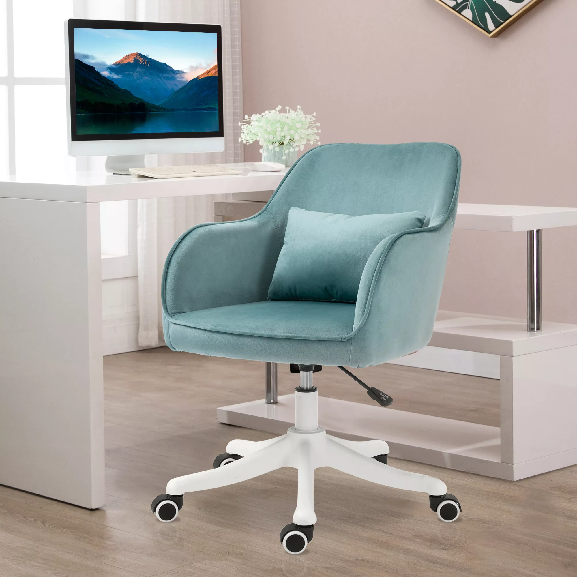 Vinsetto Massage Bürostuhl  Schreibtischstuhl mit Vibrationsfunktion, USB, günstig online kaufen