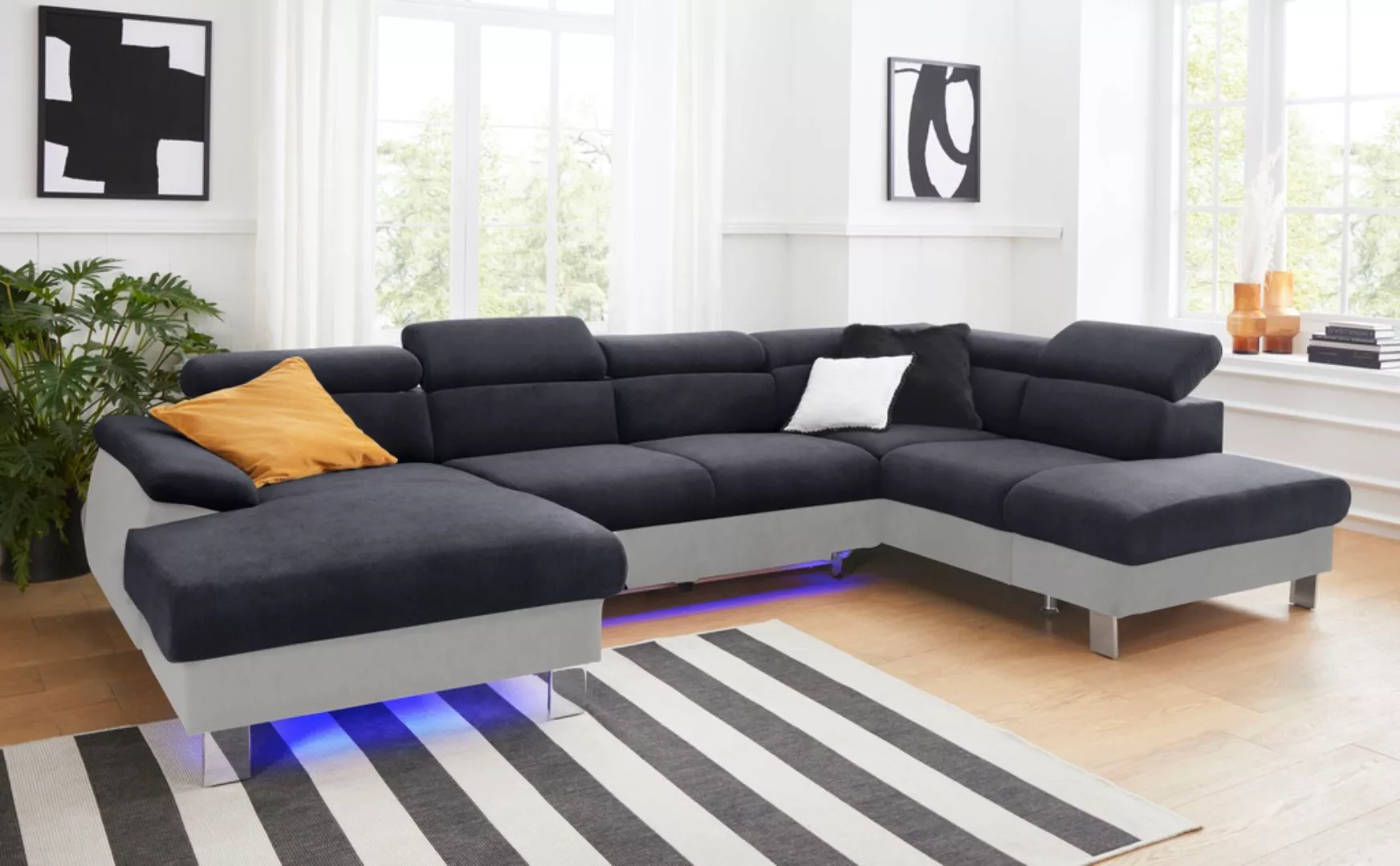COTTA Polstergarnitur "Komaris U-Form", (Set), Set bestehend aus: Wohnlands günstig online kaufen