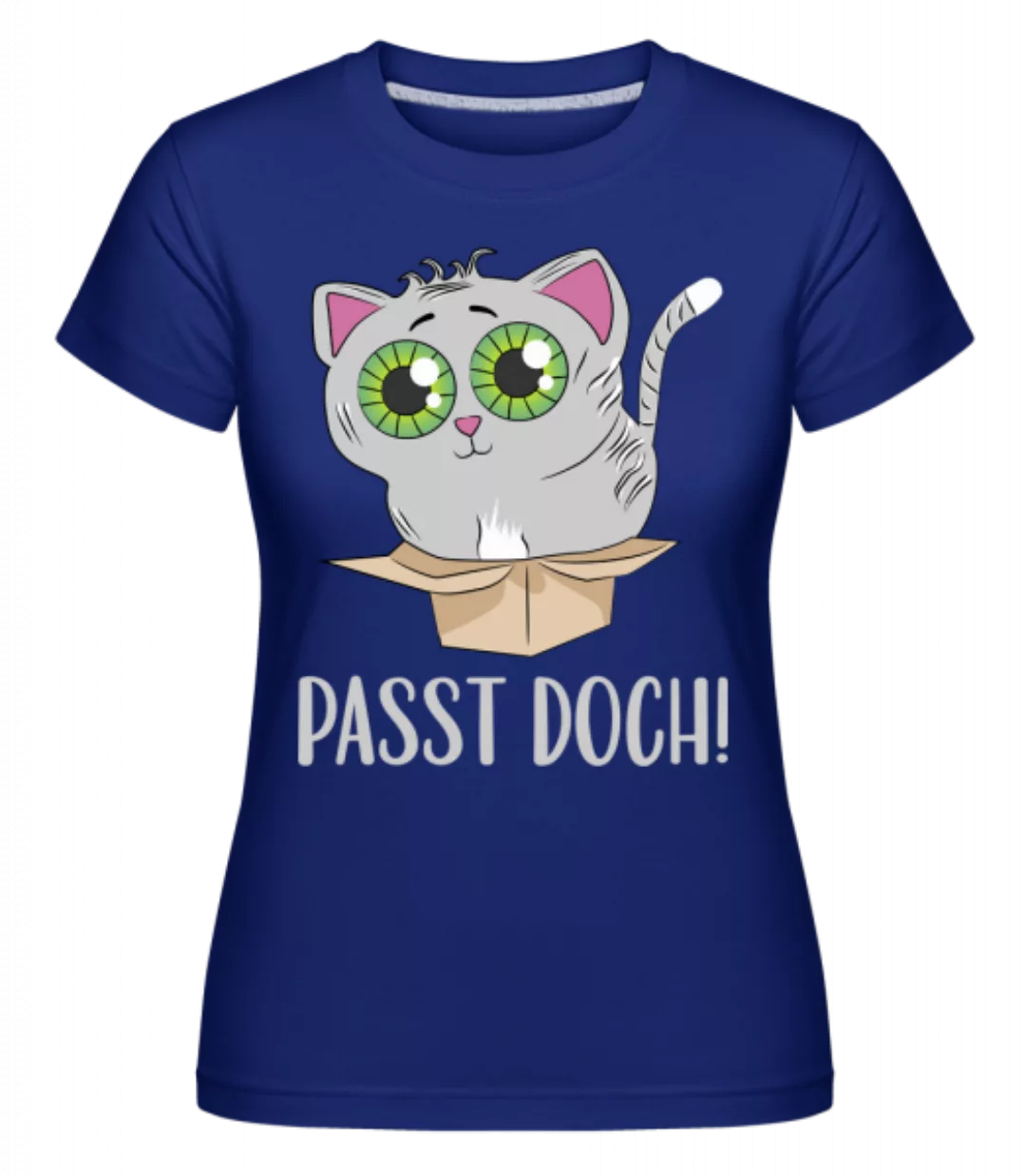 Katze Im Karton – Passt Doch · Shirtinator Frauen T-Shirt günstig online kaufen