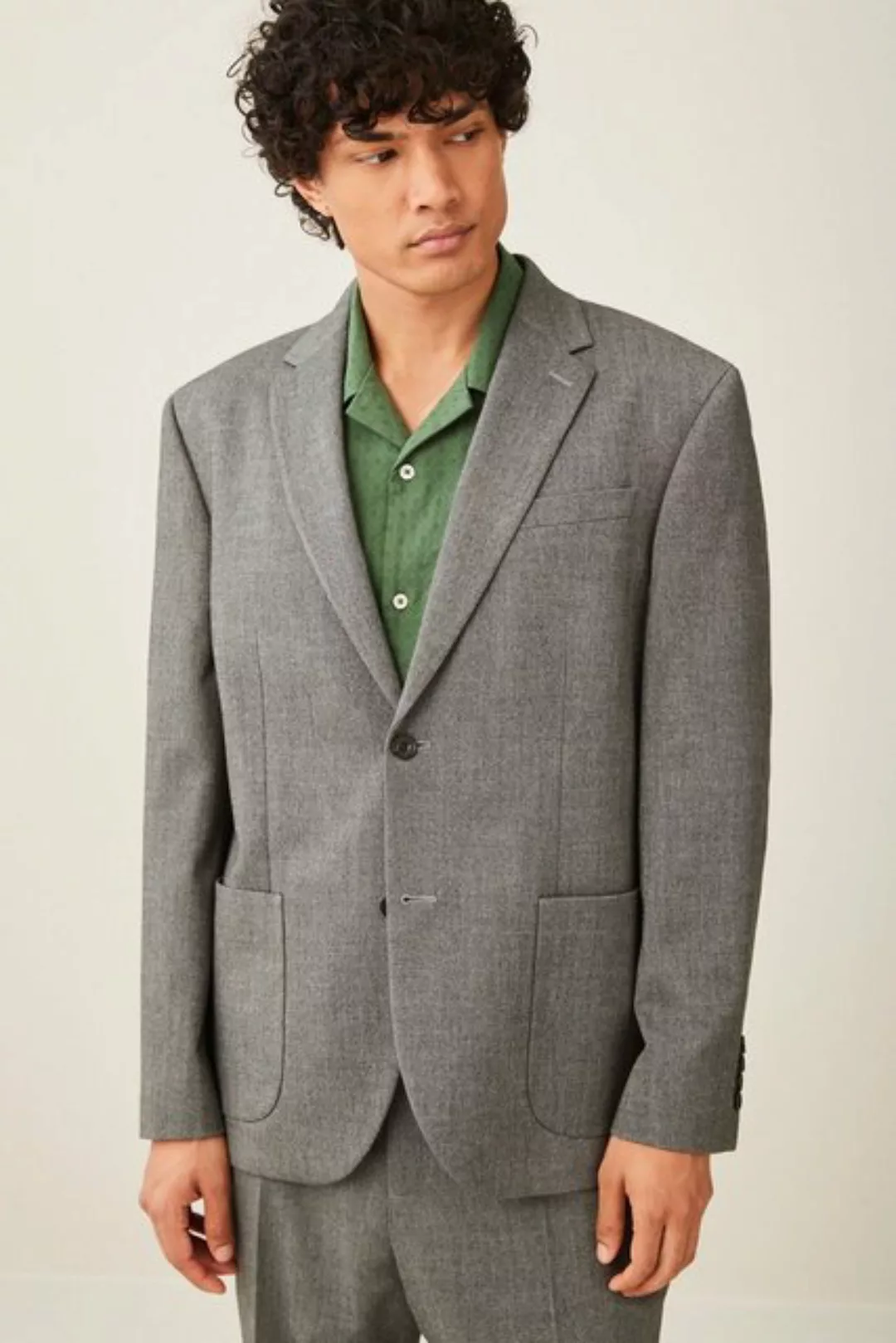 Next Baukastensakko Relaxed Fit Donegal-Anzug: Sakko (1-tlg) günstig online kaufen