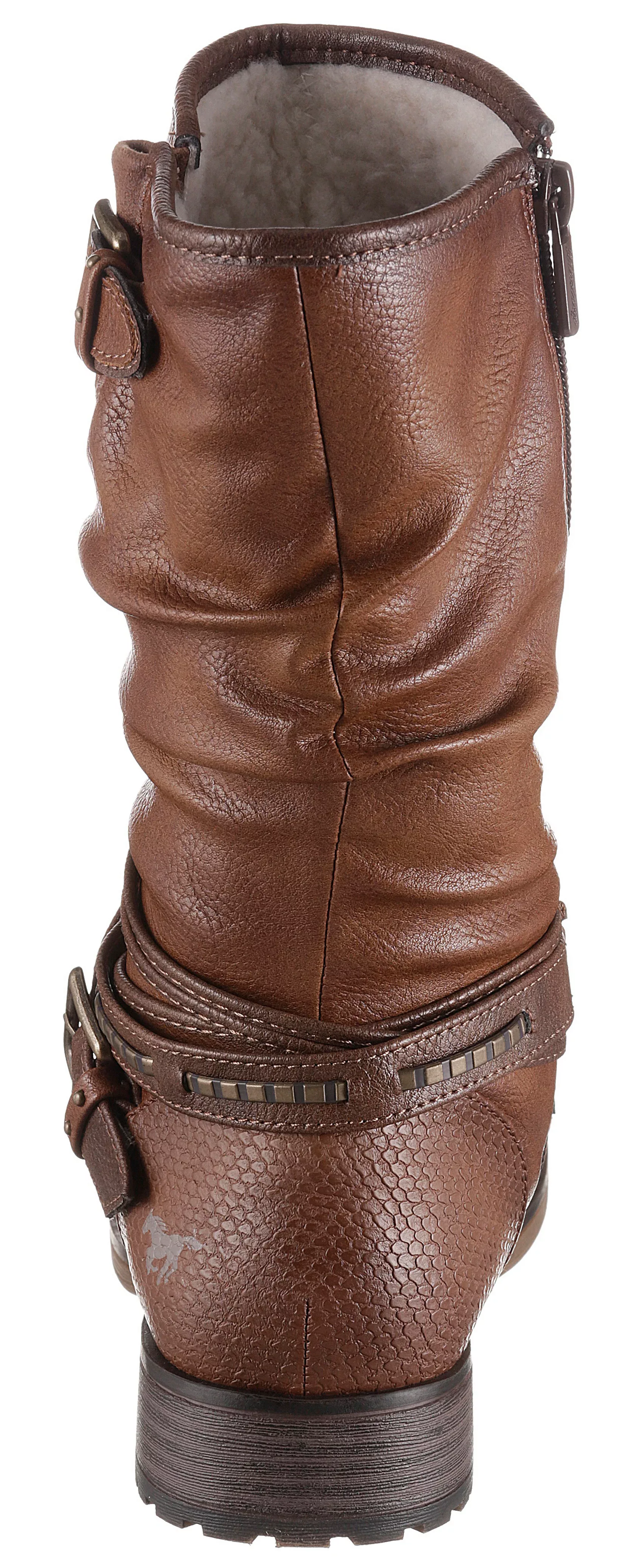 Mustang Shoes Winterstiefel, Stiefelette, Winterboots mit Zierschnallen am günstig online kaufen