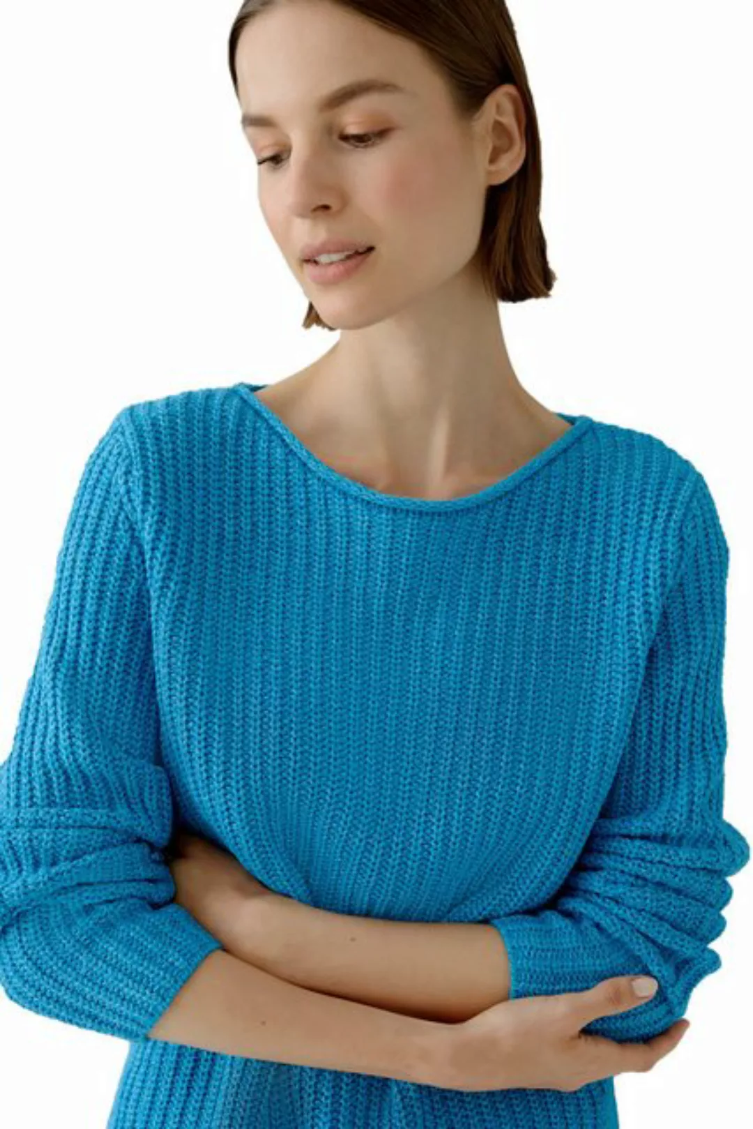 Oui Strickpullover Oui Damen Pullover im Iconic Garnmix 36 (1-tlg) günstig online kaufen