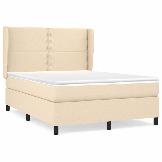 vidaXL Boxspringbett Bett Boxspringbett mit Matratze & Topper Stoff verschi günstig online kaufen