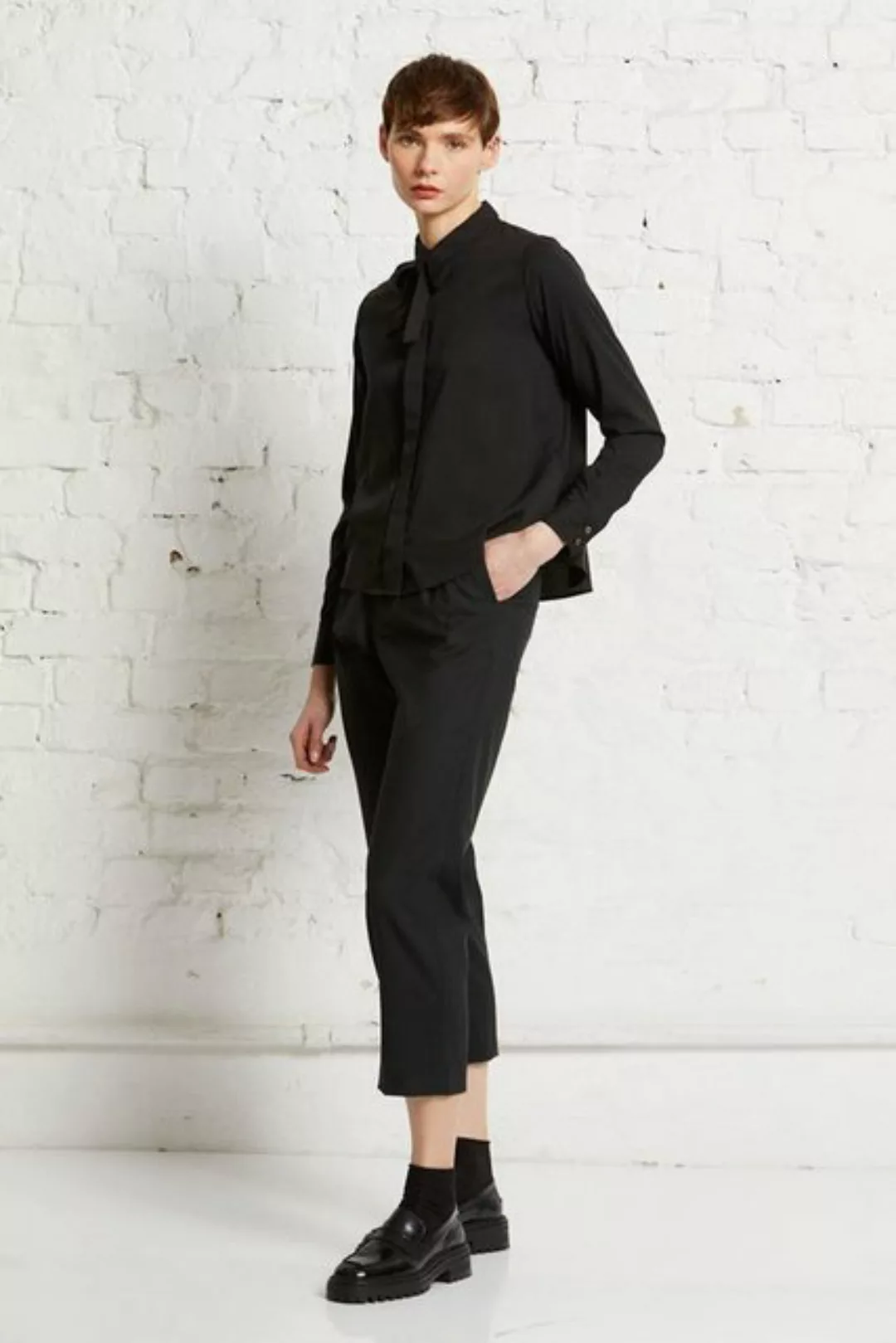 wunderwerk Klassische Bluse TENCEL bow blouse günstig online kaufen