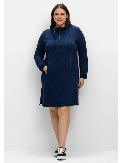 Sheego Sweatkleid "Große Größen", in Denim-Optik günstig online kaufen