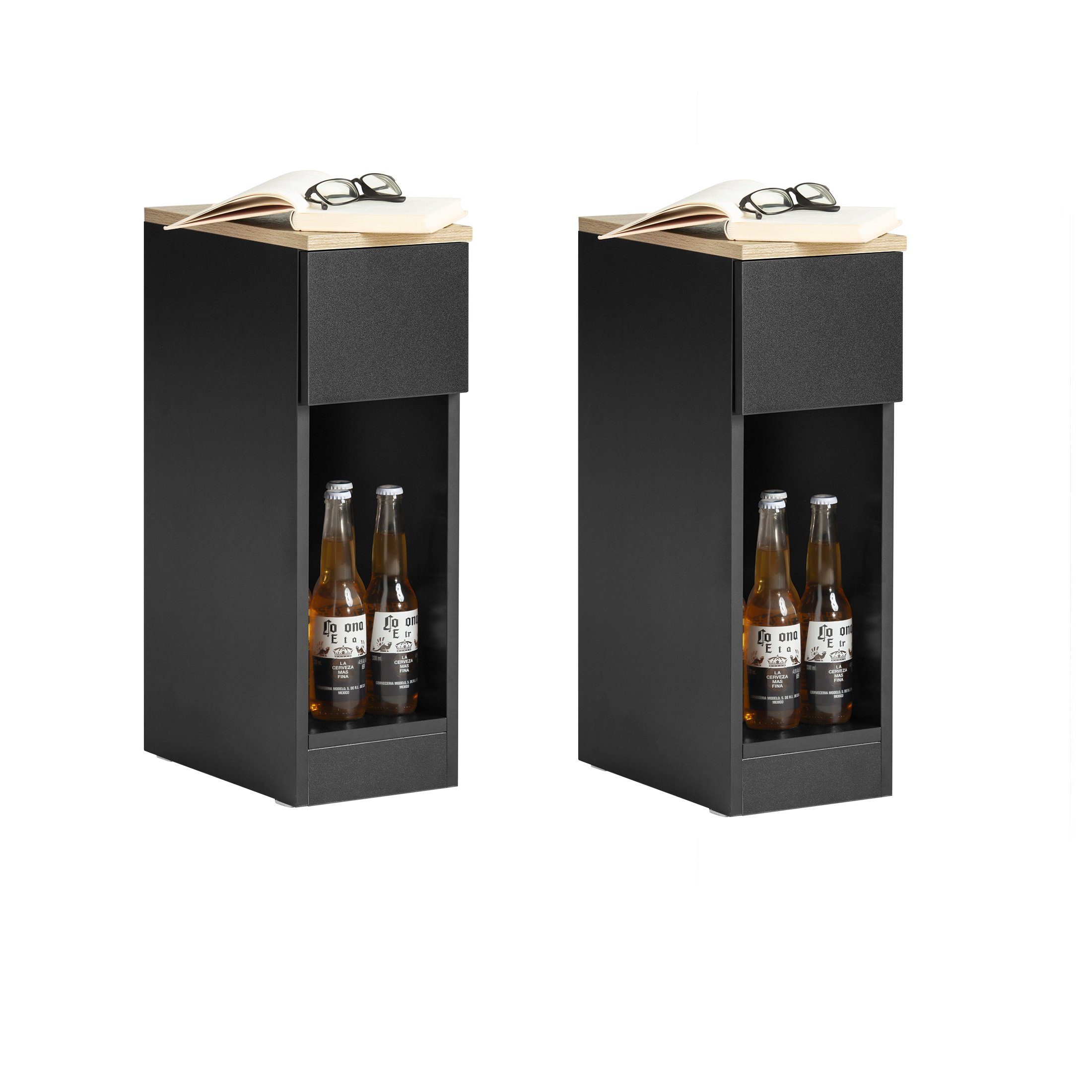 SoBuy Nachttisch FBT111, Beistelltisch mit Schublade günstig online kaufen