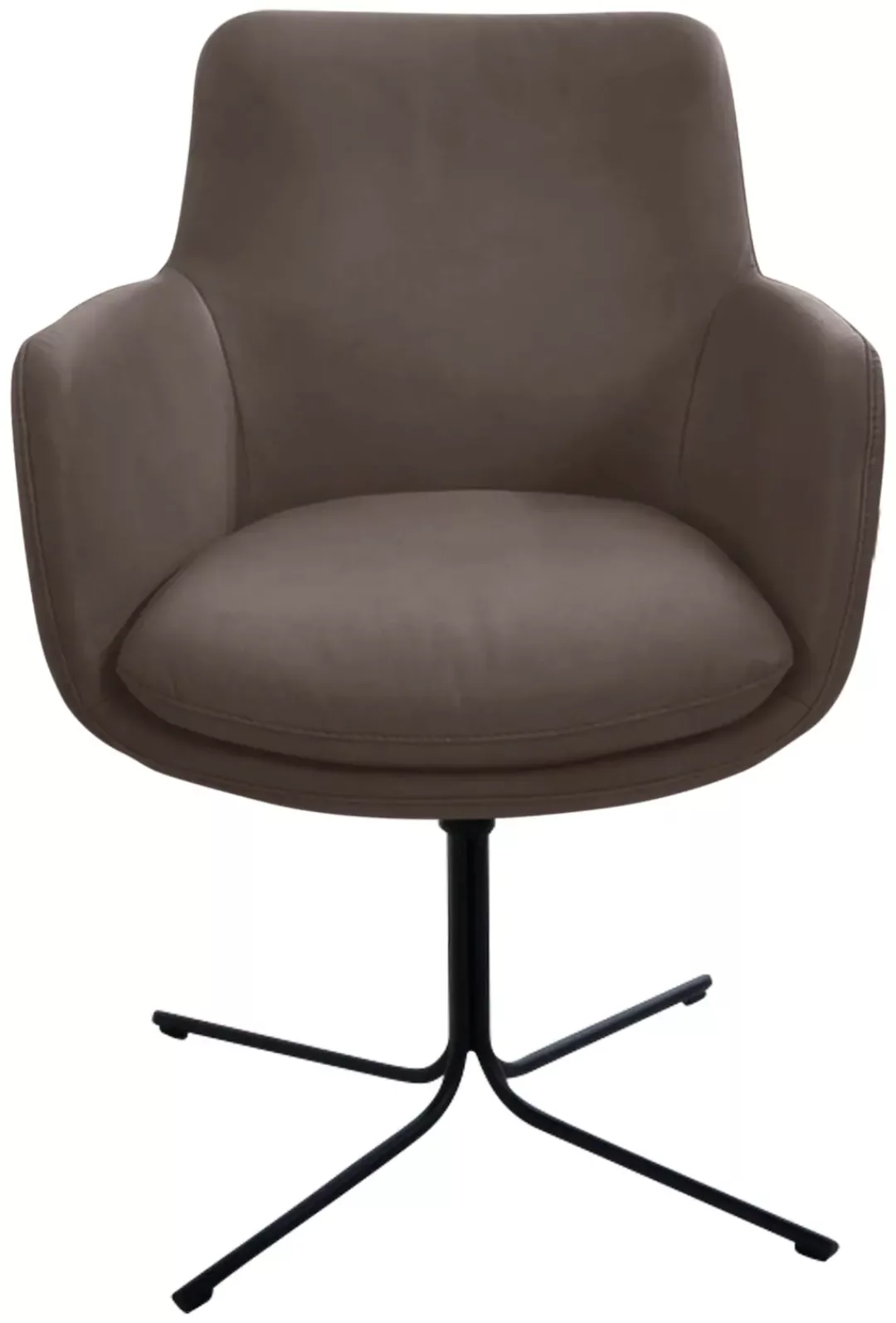 K+W Komfort & Wohnen Drehstuhl "Pego", Microfaser 925, filigranem 4-Fuß-Ges günstig online kaufen