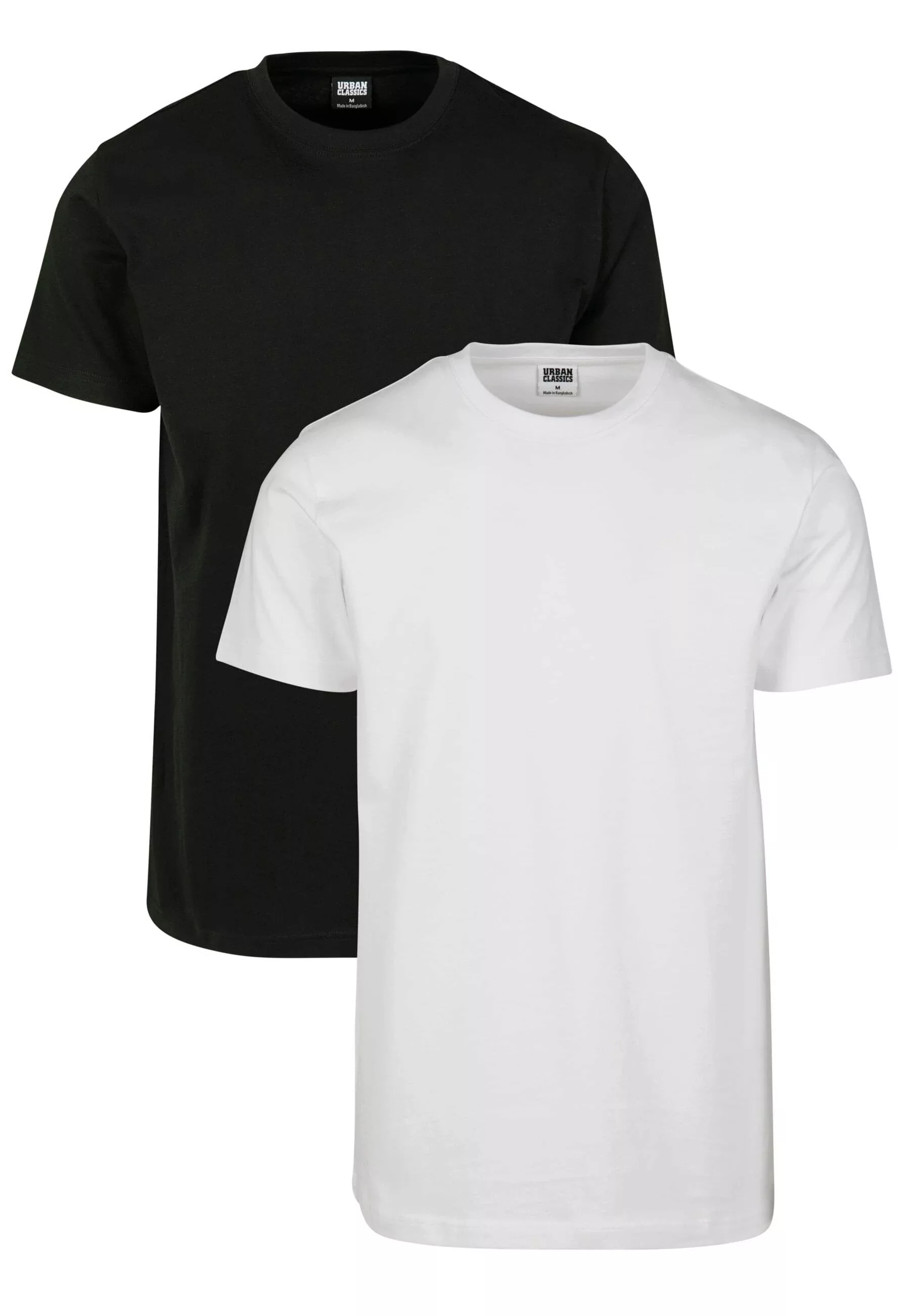 URBAN CLASSICS T-Shirt "Urban Classics Herren Basic Tee 2-Pack" günstig online kaufen