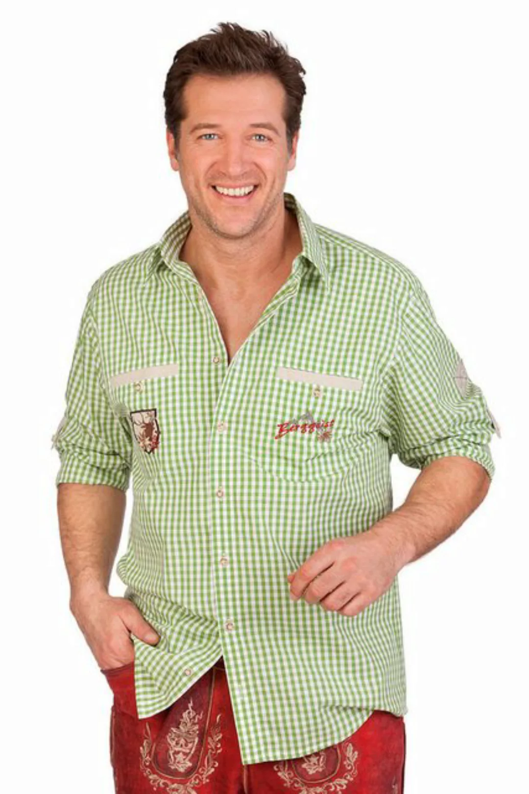 orbis Trachtenhemd Trachtenhemd - BERGGEIST - apfelgrün günstig online kaufen