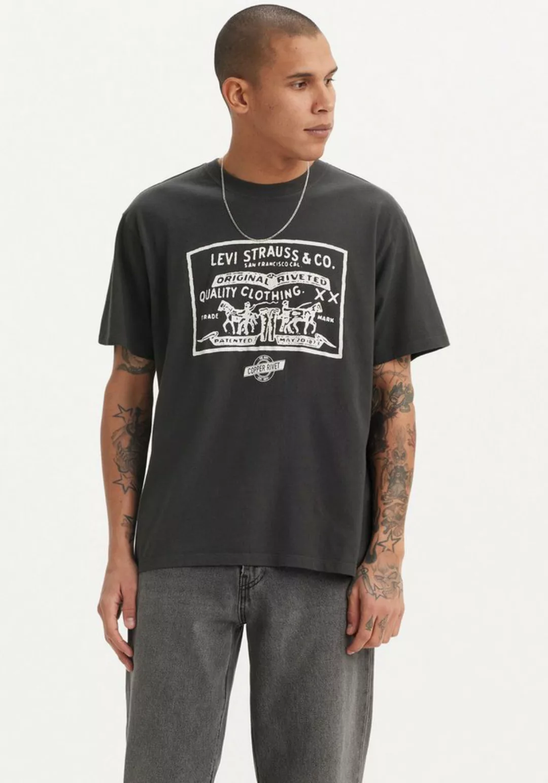 Levi's® T-Shirt VINTAGE FIT GRAPHIC TEE mit großem Logo-Print günstig online kaufen