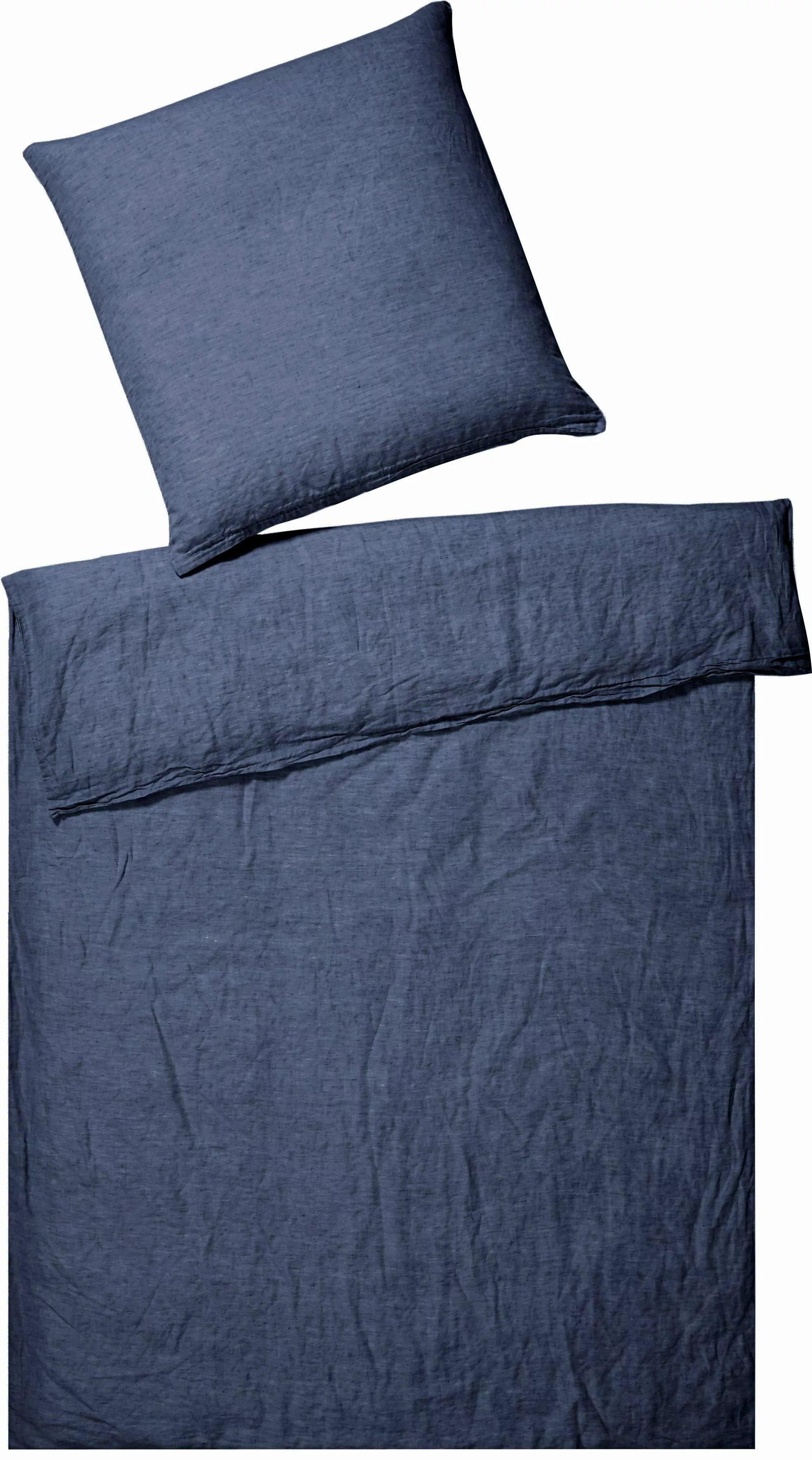 Elegante Bettwäsche Breezee, Halbleinen, 2 teilig, günstig online kaufen