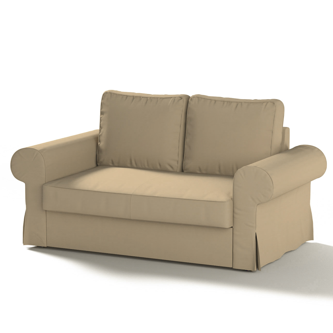 Bezug für Backabro 2-Sitzer Sofa ausklappbar, caffe latte, Bezug für Backab günstig online kaufen