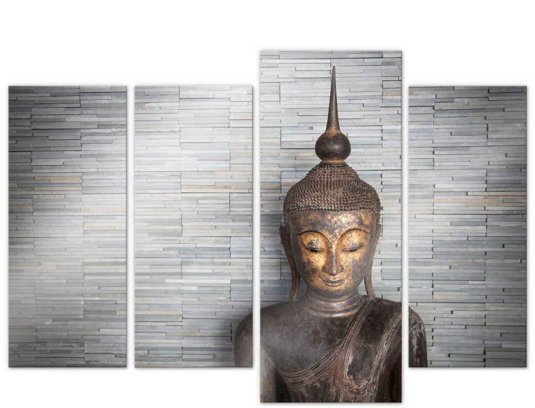 Wall-Art Mehrteilige Bilder "Thailand Buddha Set (4 teilig)", (Set, 4 St.), günstig online kaufen