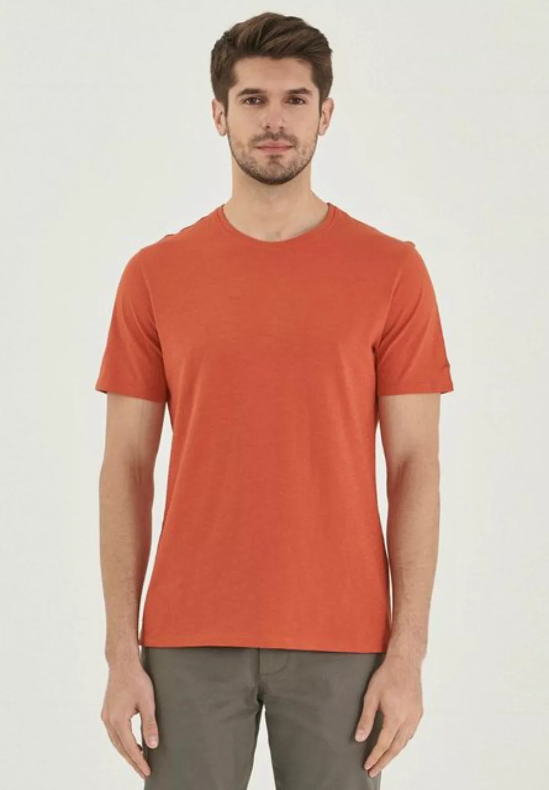 ORGANICATION T-Shirt Men's Basic T-Shirt in Saffron günstig online kaufen