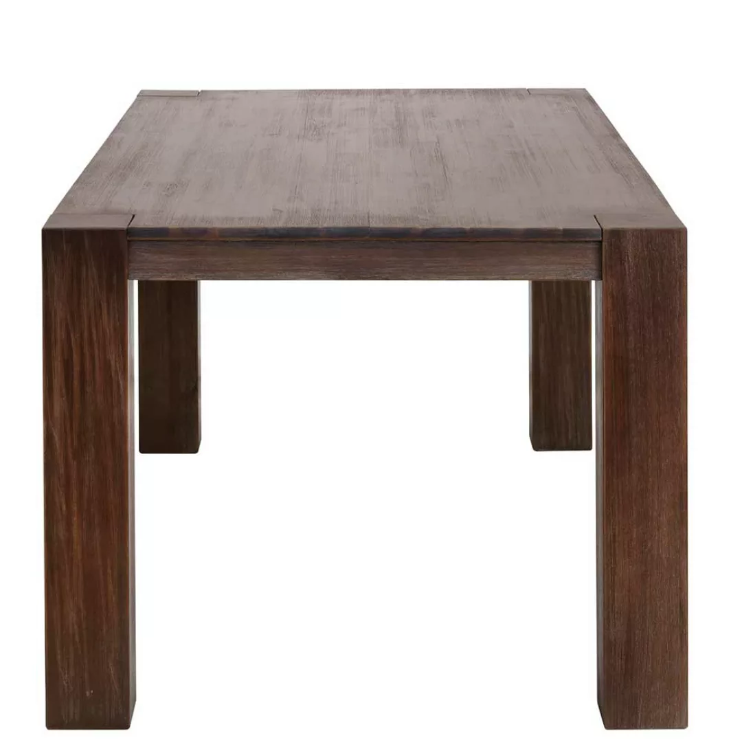 Echtholztisch aus Akazie Massivholz lackiert günstig online kaufen